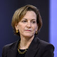 Journalistin Anne Applebaum auf der Frankfurter Buchmesse 2024