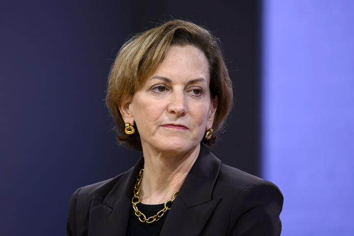 Journalistin Anne Applebaum auf der Frankfurter Buchmesse 2024
