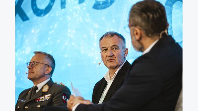 Industriekongress 2026: Die Speaker diskutierten, wie Europa seine Industrie widerstandsfähiger machen kann – von Lieferketten und Zivilschutz bis zu Defence, Regulierung und strategischer Autonomie.