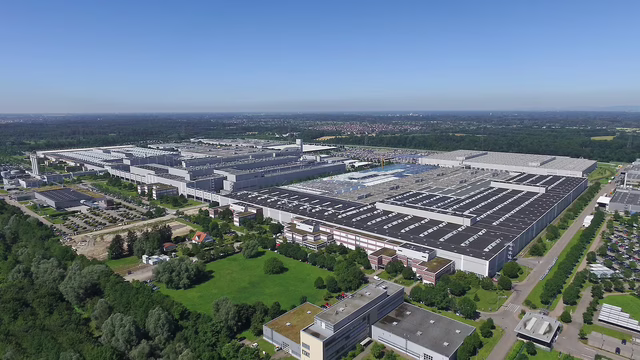 Mercedes Werk in Rastatt