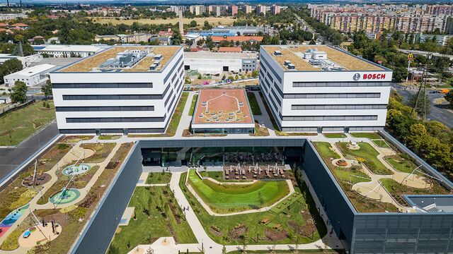 Bosch in Budapest: Der Innovationscampus in Ungarn aus der Luft