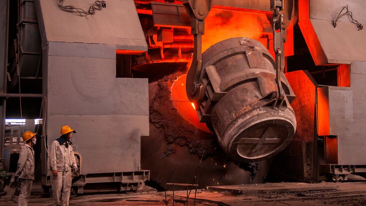 Steelmaking plant and steelmaking workshop
