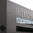 grünheide, berlin, germany - 08 08 2023: the german tesla gigafactory Berlin Brandenburg