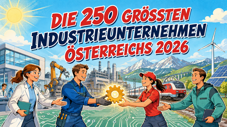 Staffelübergabe im Ranking der 250 größten Industrieunternehmen Österreichs 2026