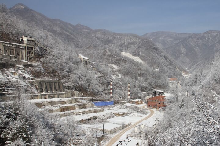 Blick in die Sangdong-Mine in Südkorea