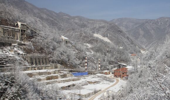 Blick in die Sangdong-Mine in Südkorea