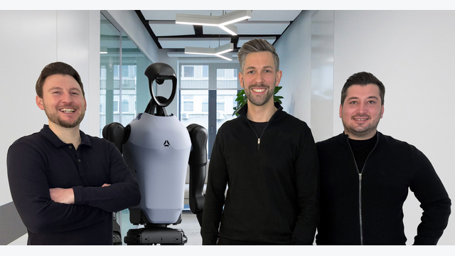 Die Neoalp-Gründer (vl.) Mathias Hazibar, Christian Tauber und Ionut Vaida