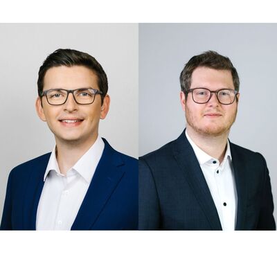 Christoph Ecker (links) ist Leiter des Geschäftsbereichs Logistik und Supply Chain Management bei Fraunhofer Austria, Roy Huisman ist Projektleiter bei der Fraunhofer Austria Research GmbH im Geschäftsbereich Logistik- und Supply Chain Management.