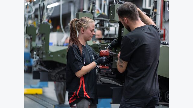 Produktion bei Deutz in Ulm