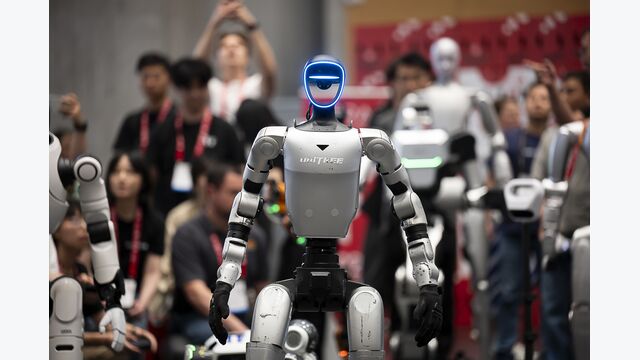 Unitree Humanoide Roboter auf ICRA