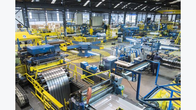 Anarbeitung, Lage, Lager, Material, Materials, Materials Processing, Schmalband, materials, tk MPE, Building, Factory, Human, Manufacturing, Person