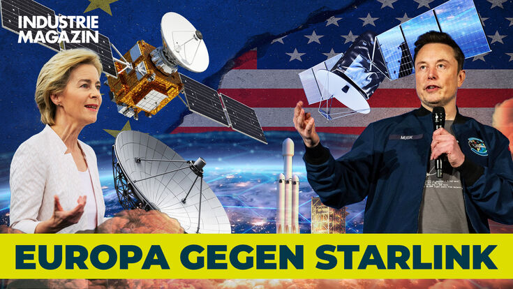 EUs Van der Leyen, Elon Musk, Starlink Statteliten