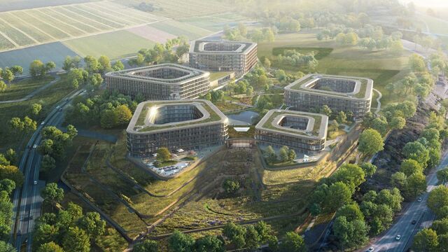 Visualisierung des Schwarz Campus in Heilbronn