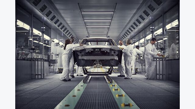 Produktion eines Volvo in Charleston USA