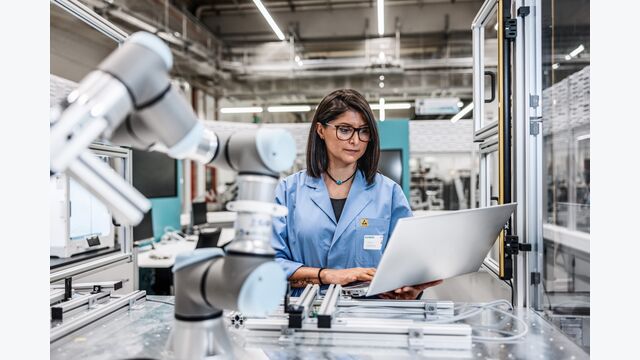 Siemens Erlangen factory on December 10, 2021 in Erlangen, Germany.