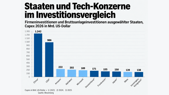 Staaten und Tech Konzerne im Vergleich