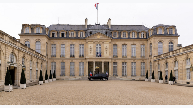 Der Élysée-Palast in Paris