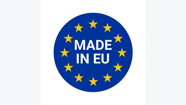 made in europe, made in eu, europe, eu, flag, blue, european union, euro, isolated, emblem, politics, white, union, symbol, star, european, background, business, concept, country, design, illustration, ink, made, message, post, postmark, print, quality, scandinavia, seal, sign, stamp, text, validate, validation, verification, work, icon, badge, logo, circle, round, sale, button, label