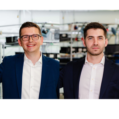 Christoph Ecker und Angel Gaydarov von Fraunhofer Austria