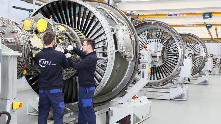MTU Aero Engines Produktion München Werk