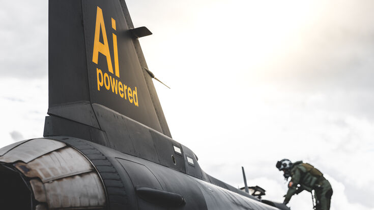 Favorit Gripen E flying with AI 1940