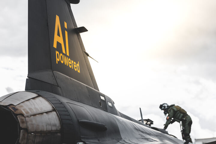 Favorit Gripen E flying with AI 1940